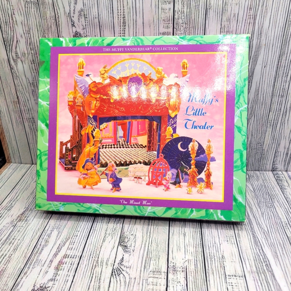Muffy's little theater- a Muffy Vanderbear collection.